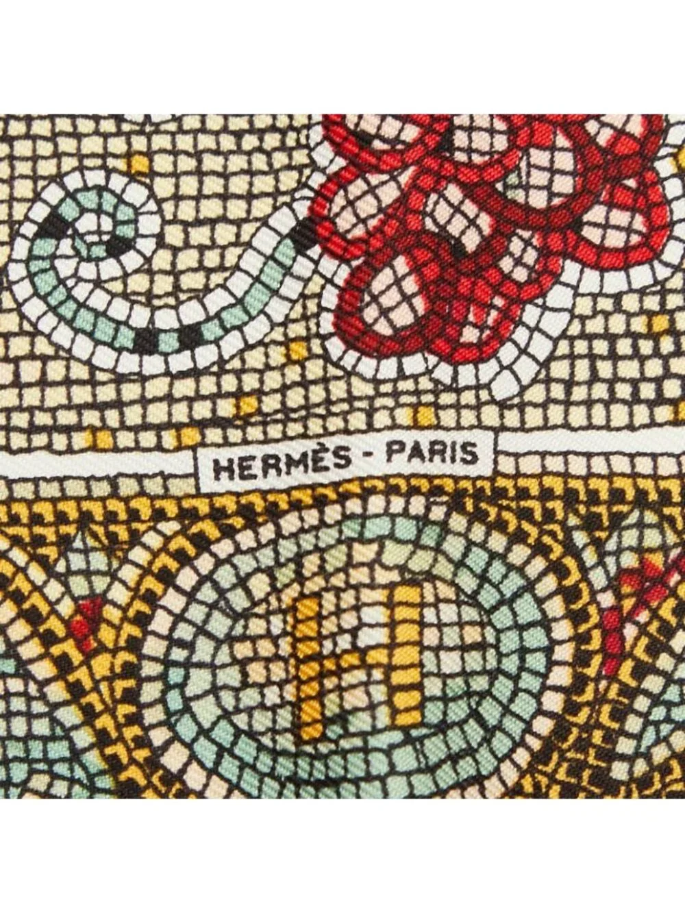 ★SOLD★ Hermes Carre 40 Pavement Scarf Multicolor Silk - Picture 4 of 5